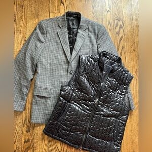 Massimo Rebecchi blazer with vest insert.